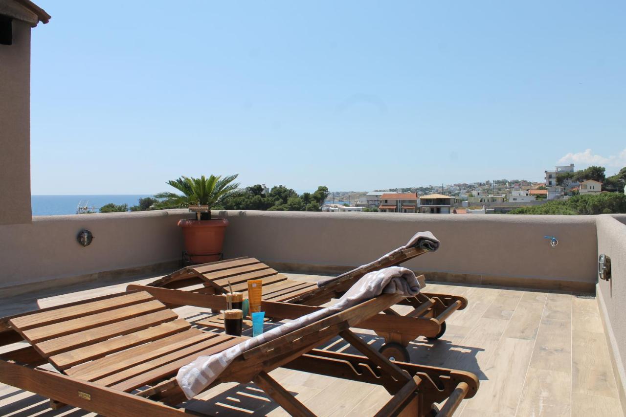 Sea View Apartment 15 Min From Athens Airport Néa Mákri Buitenkant foto