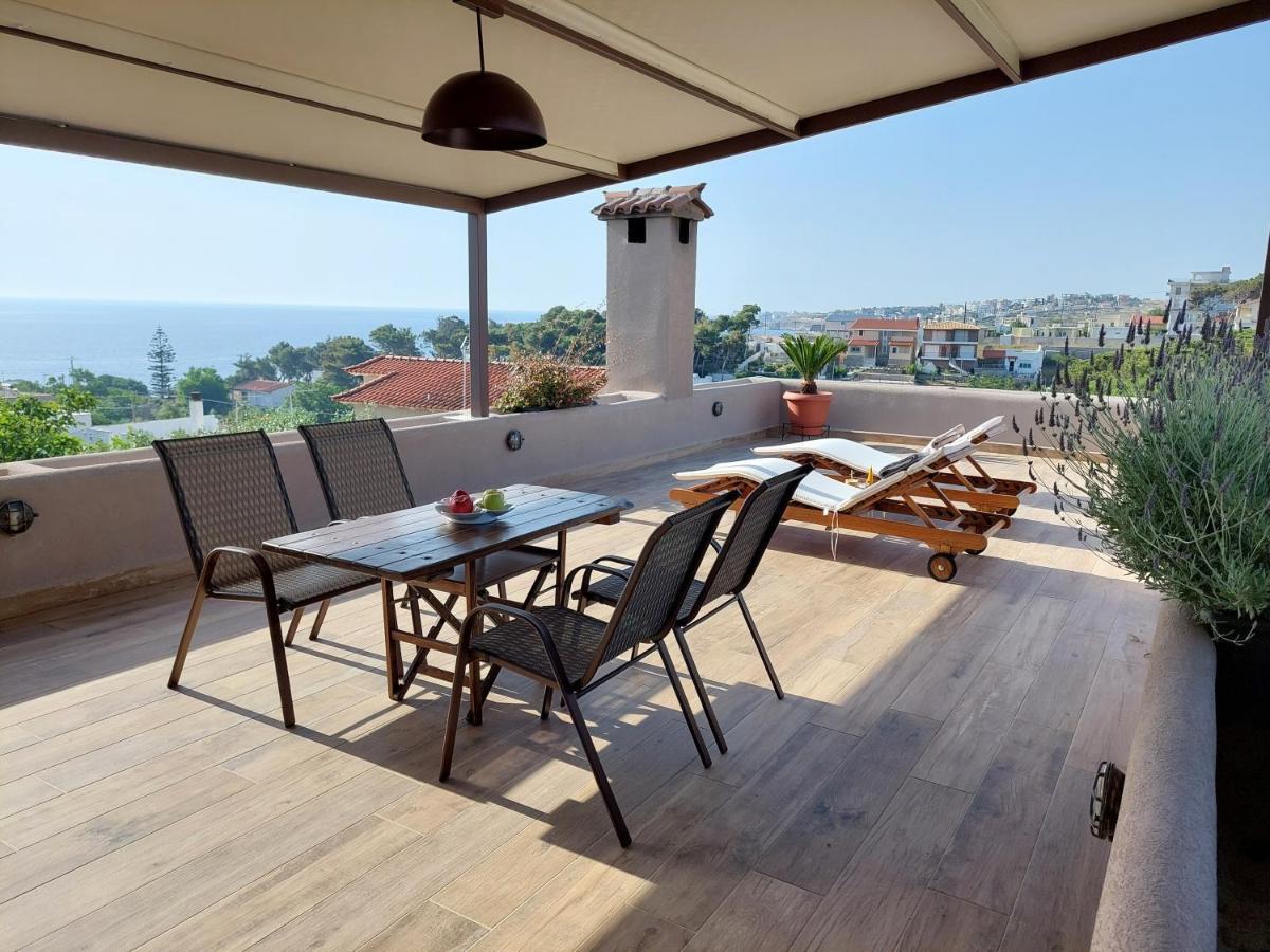Sea View Apartment 15 Min From Athens Airport Néa Mákri Buitenkant foto