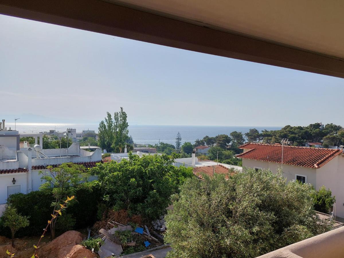 Sea View Apartment 15 Min From Athens Airport Néa Mákri Buitenkant foto